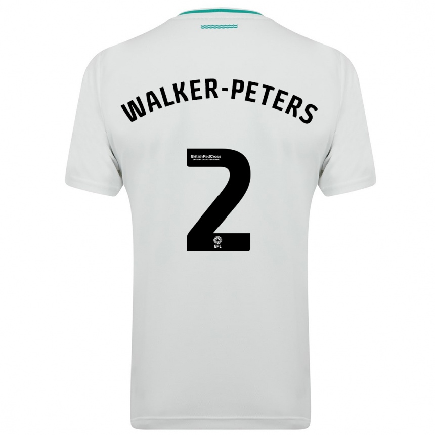 Men Football Kyle Walker-Peters #2 White Away Jersey 2023/24 T-Shirt