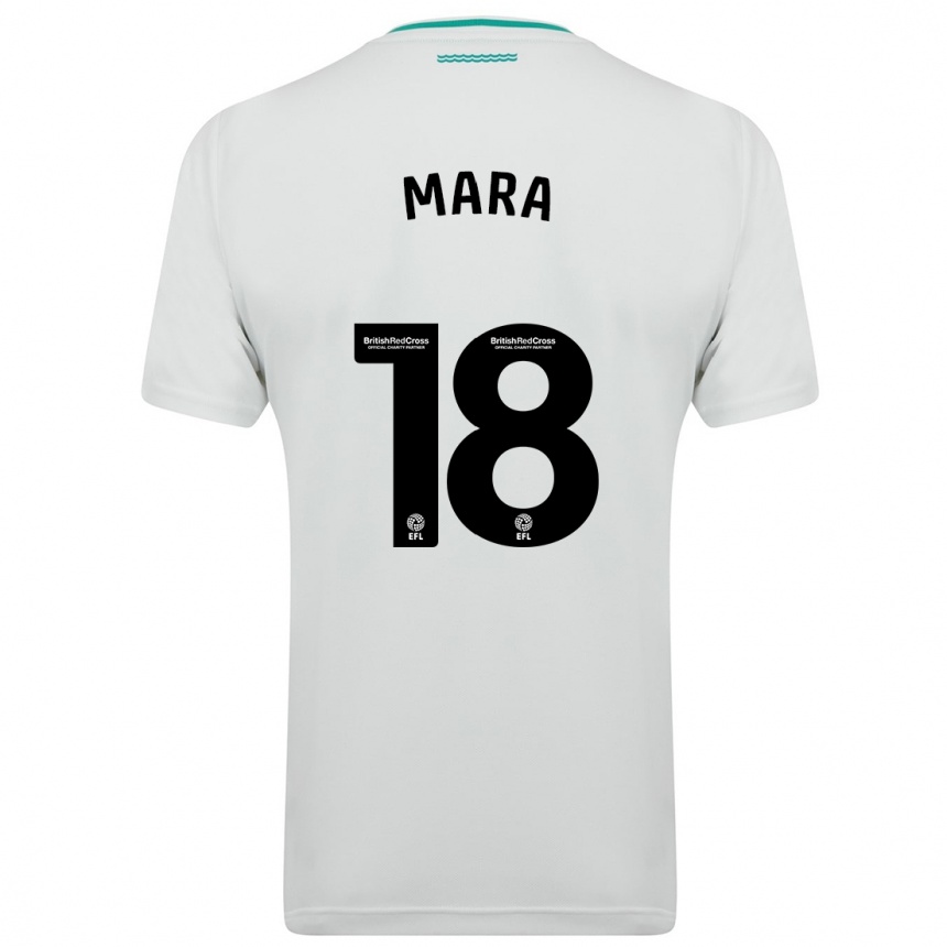 Men Football Sékou Mara #18 White Away Jersey 2023/24 T-Shirt