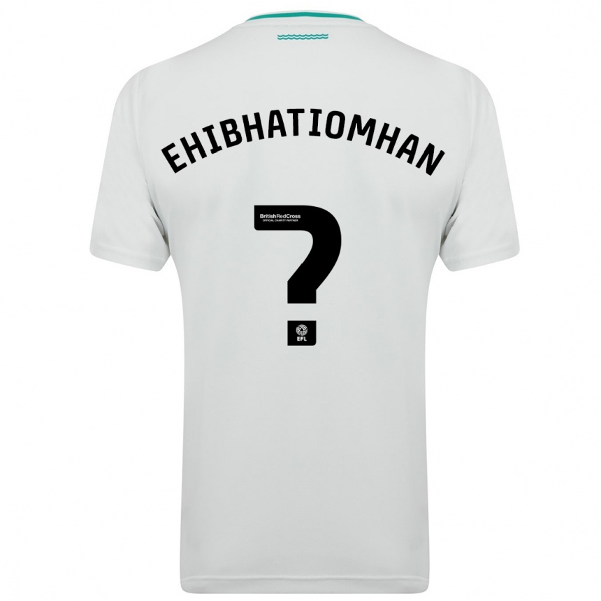 Men Football Princewill Ehibhatiomhan #0 White Away Jersey 2023/24 T-Shirt