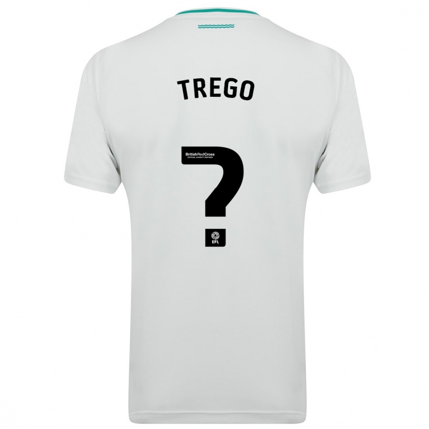 Men Football Dexter Trego #0 White Away Jersey 2023/24 T-Shirt