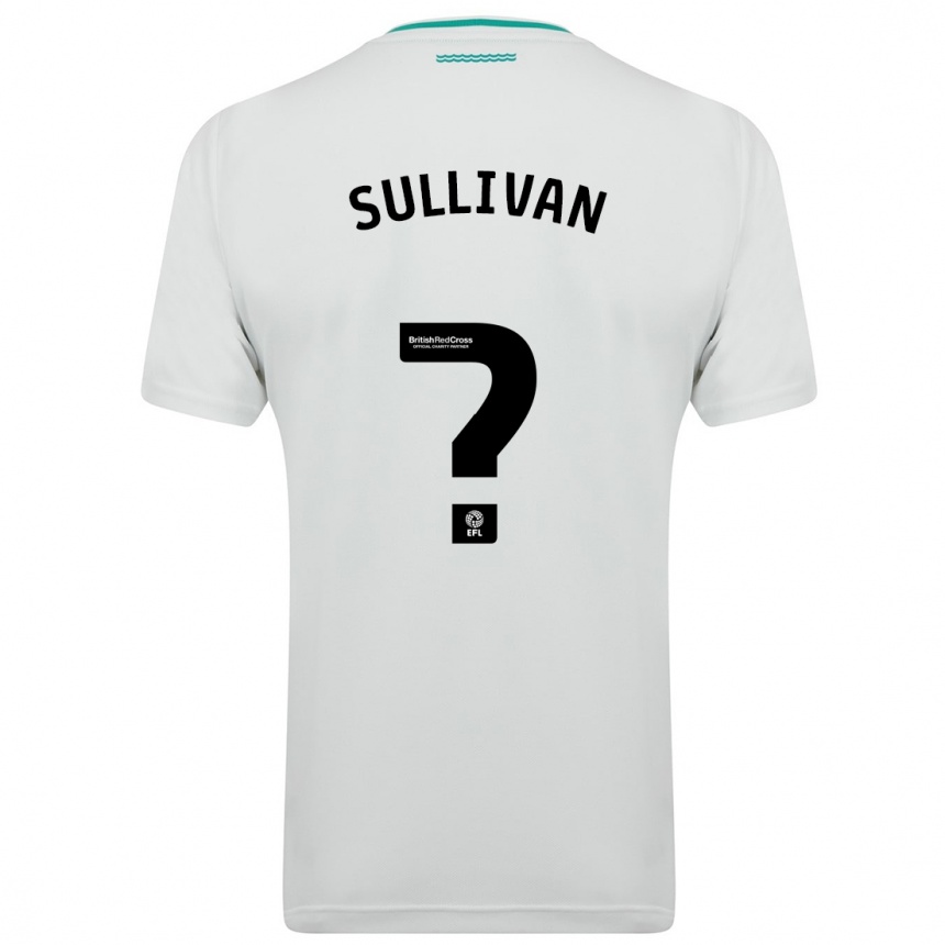 Men Football Cameron Sullivan #0 White Away Jersey 2023/24 T-Shirt