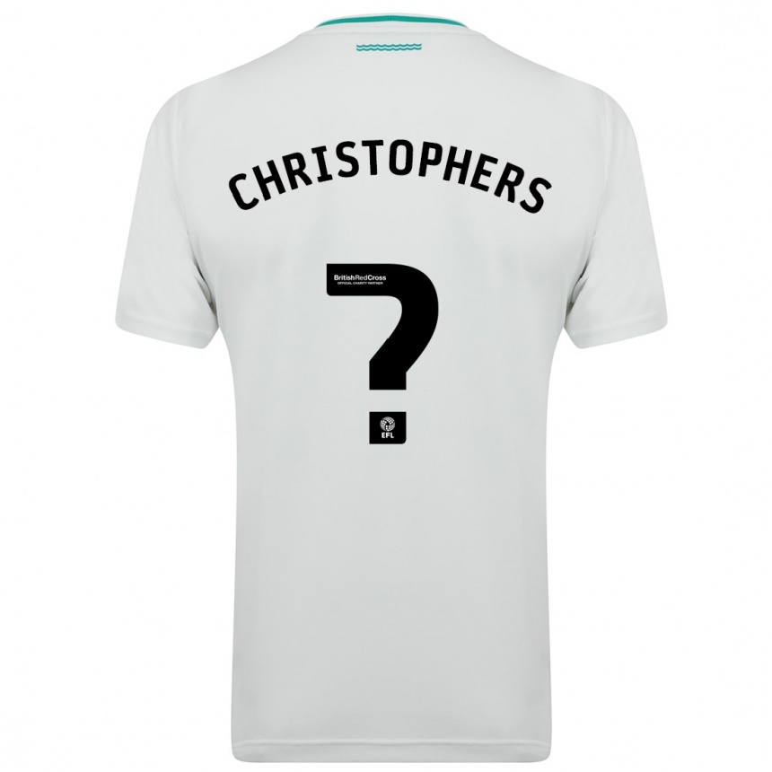 Men Football Leo Christophers #0 White Away Jersey 2023/24 T-Shirt