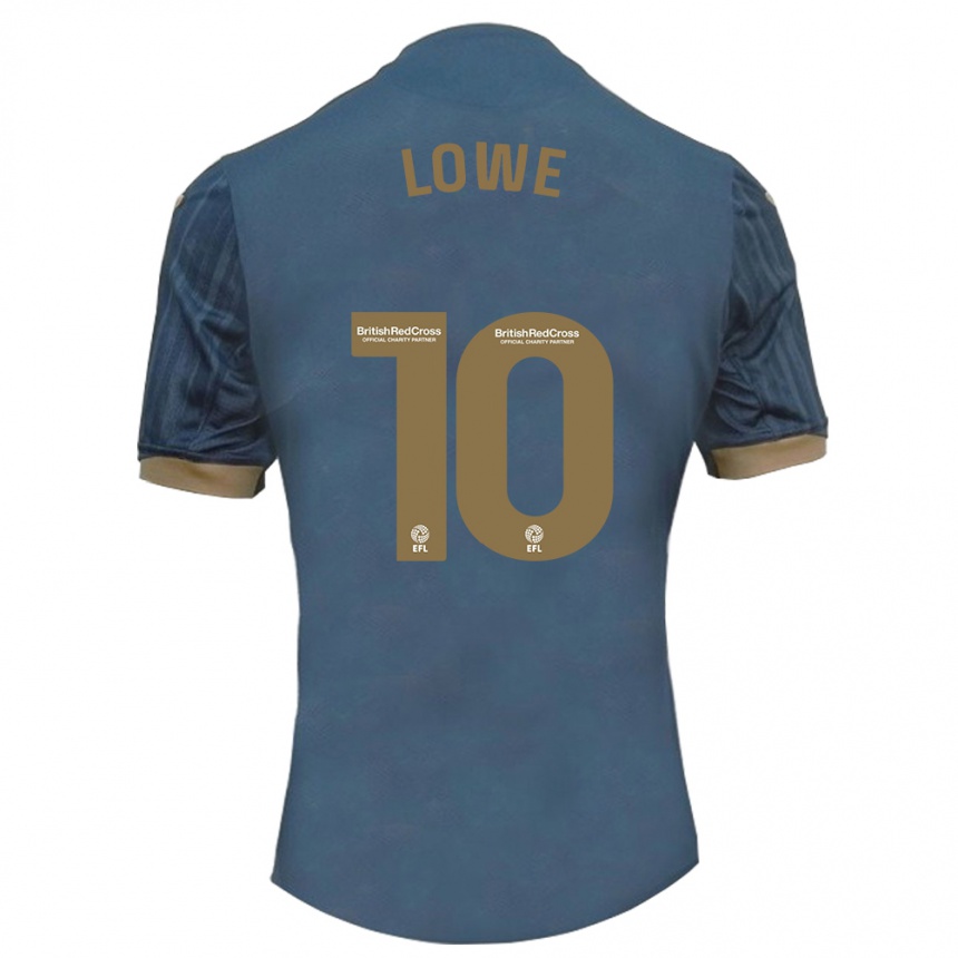 Men Football Jamal Lowe #10 Dark Teal Away Jersey 2023/24 T-Shirt