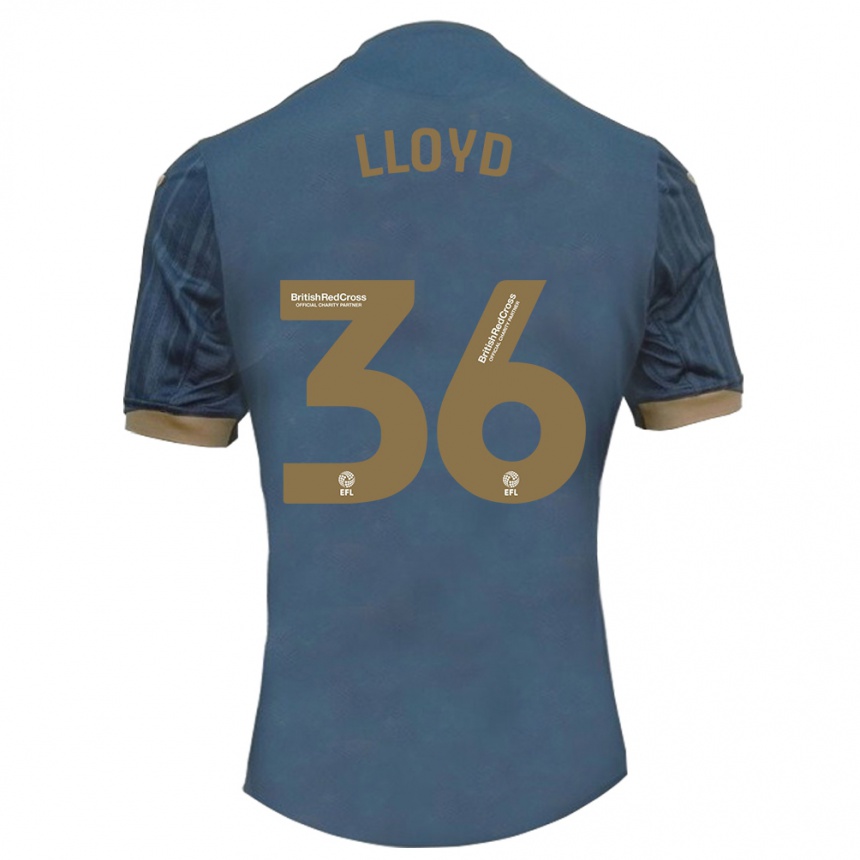 Men Football Ben Lloyd #36 Dark Teal Away Jersey 2023/24 T-Shirt