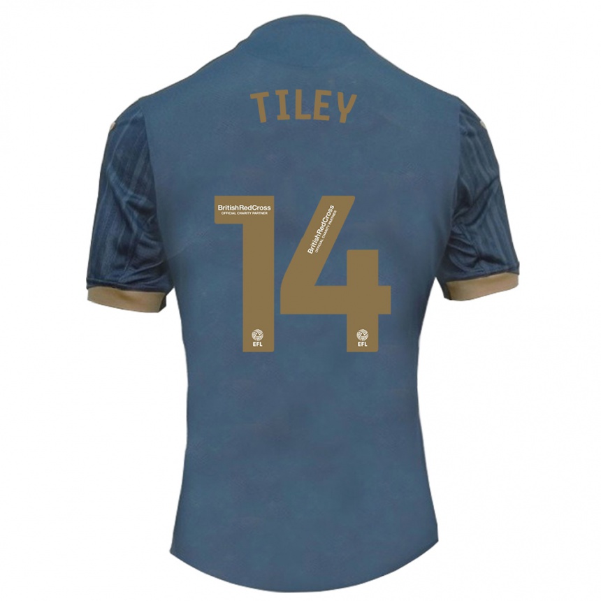 Men Football Chloe Tiley #14 Dark Teal Away Jersey 2023/24 T-Shirt