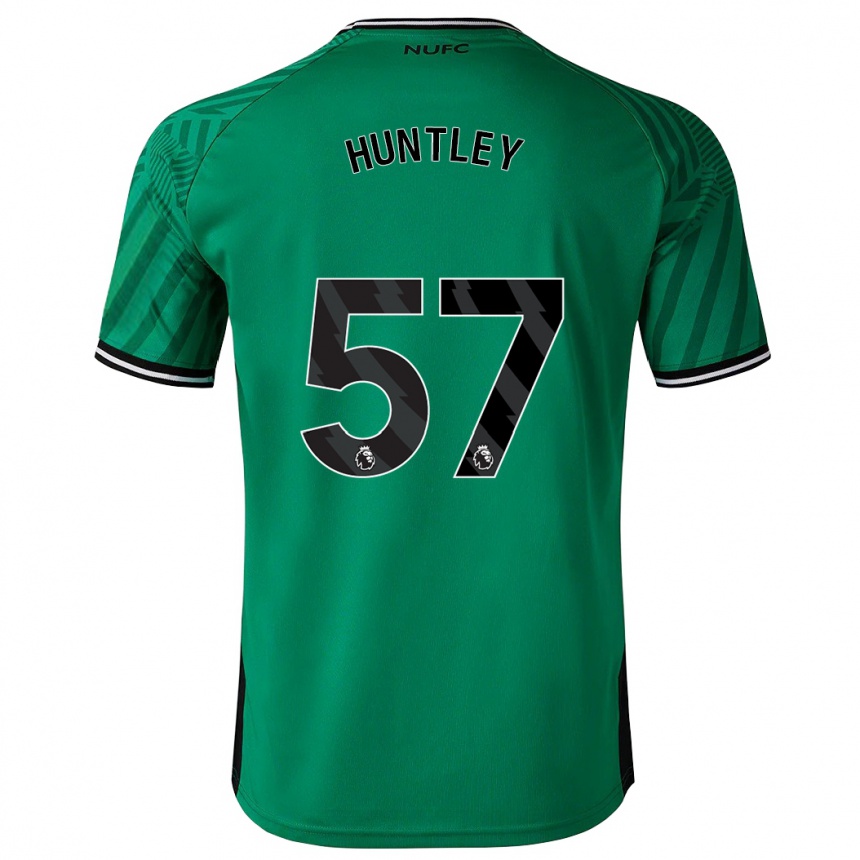Men Football James Huntley #57 Green Away Jersey 2023/24 T-Shirt