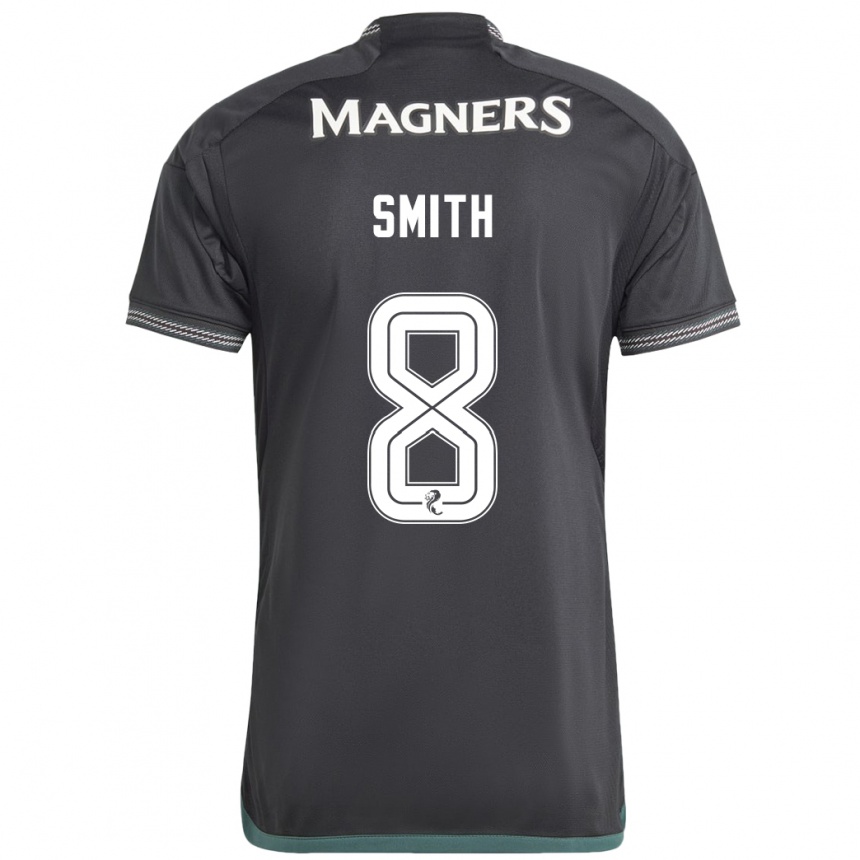 Men Football Jenny Smith #8 Black Away Jersey 2023/24 T-Shirt