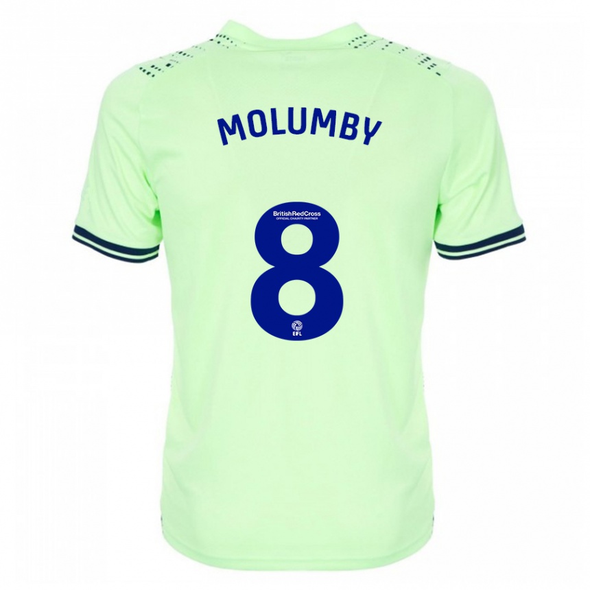 Men Football Jayson Molumby #8 Navy Away Jersey 2023/24 T-Shirt