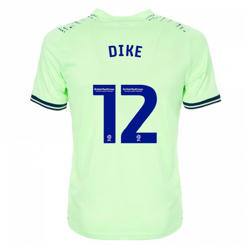 Men Football Daryl Dike #12 Navy Away Jersey 2023/24 T-Shirt
