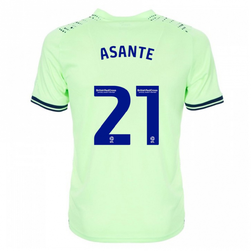 Men Football Brandon Thomas-Asante #21 Navy Away Jersey 2023/24 T-Shirt