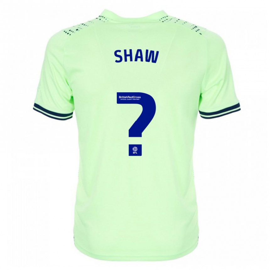 Men Football Josh Shaw #0 Navy Away Jersey 2023/24 T-Shirt