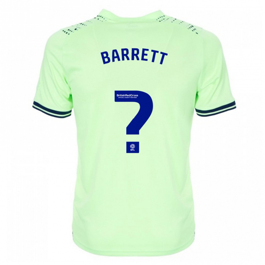 Men Football Josh Barrett #0 Navy Away Jersey 2023/24 T-Shirt