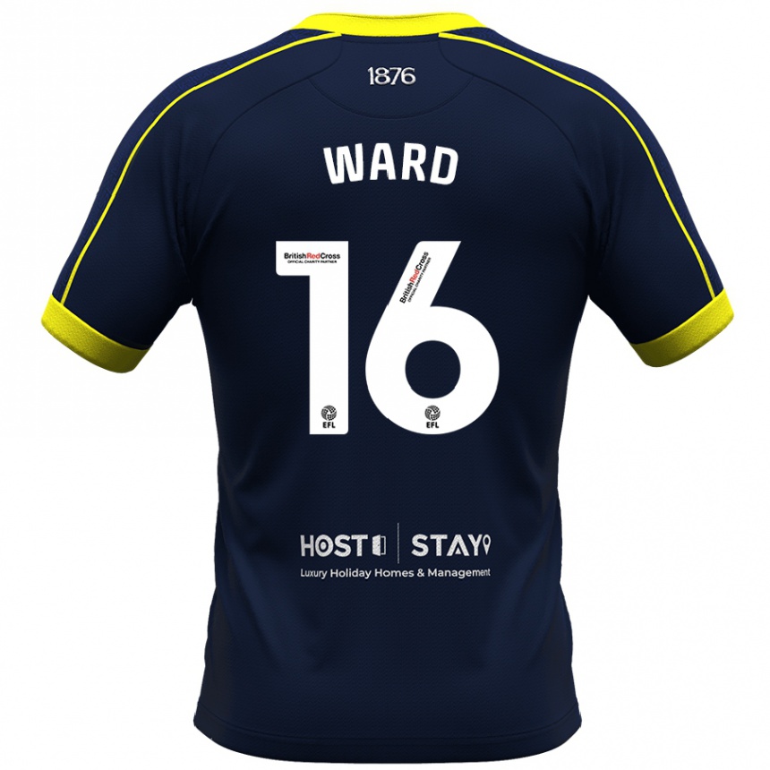 Men Football Francesca Ward #16 Navy Away Jersey 2023/24 T-Shirt