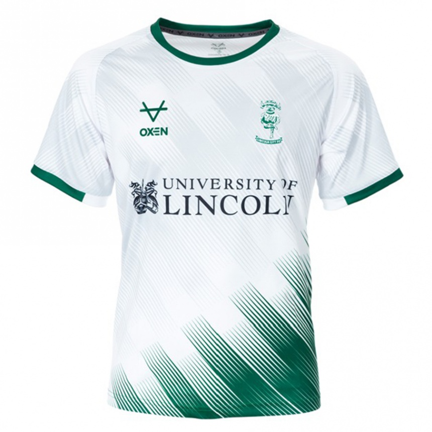 Men Football Neve Hincks #0 White Away Jersey 2023/24 T-Shirt