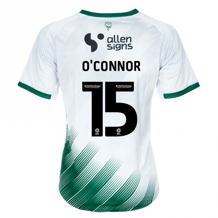 Men Football Paudie O'connor #15 White Away Jersey 2023/24 T-Shirt