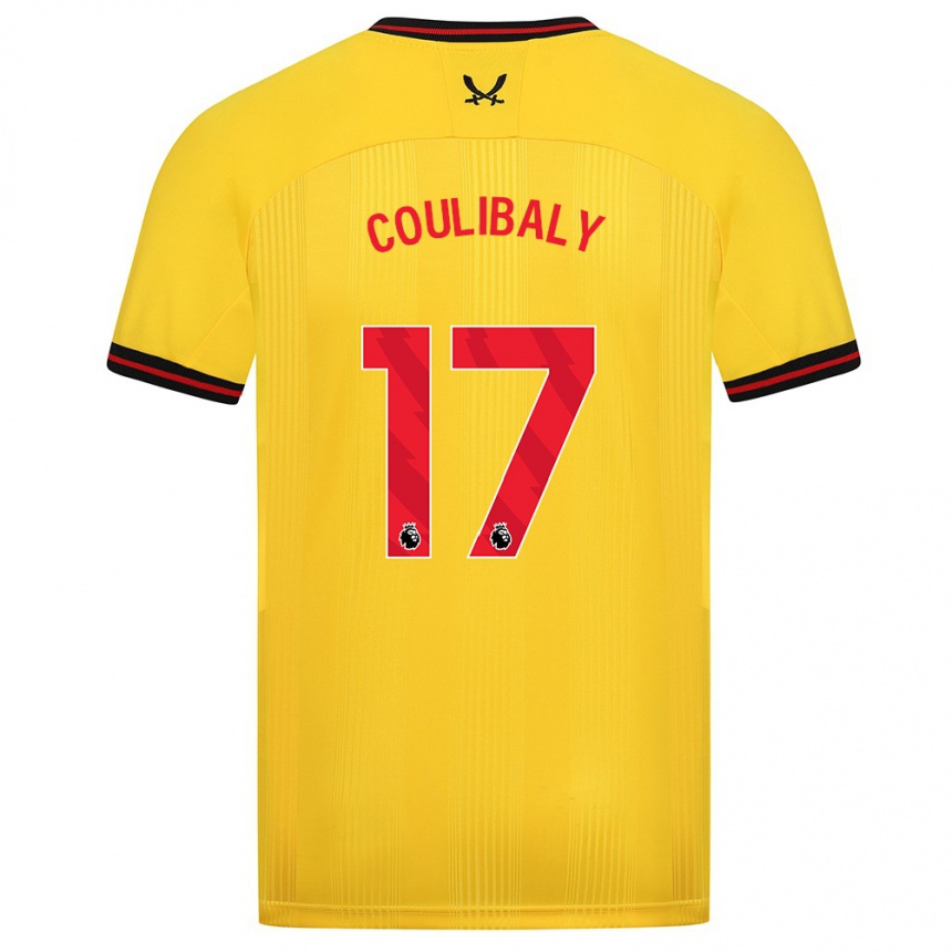 Men Football Ismaila Coulibaly #17 Yellow Away Jersey 2023/24 T-Shirt