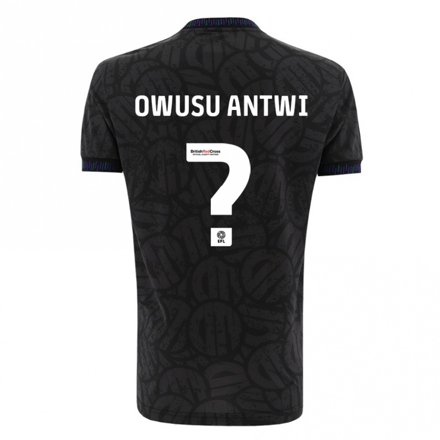 Men Football Filbert Owusu-Antwi #0 Black Away Jersey 2023/24 T-Shirt