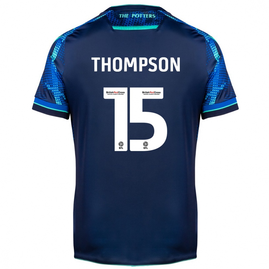 Men Football Jordan Thompson #15 Navy Away Jersey 2023/24 T-Shirt