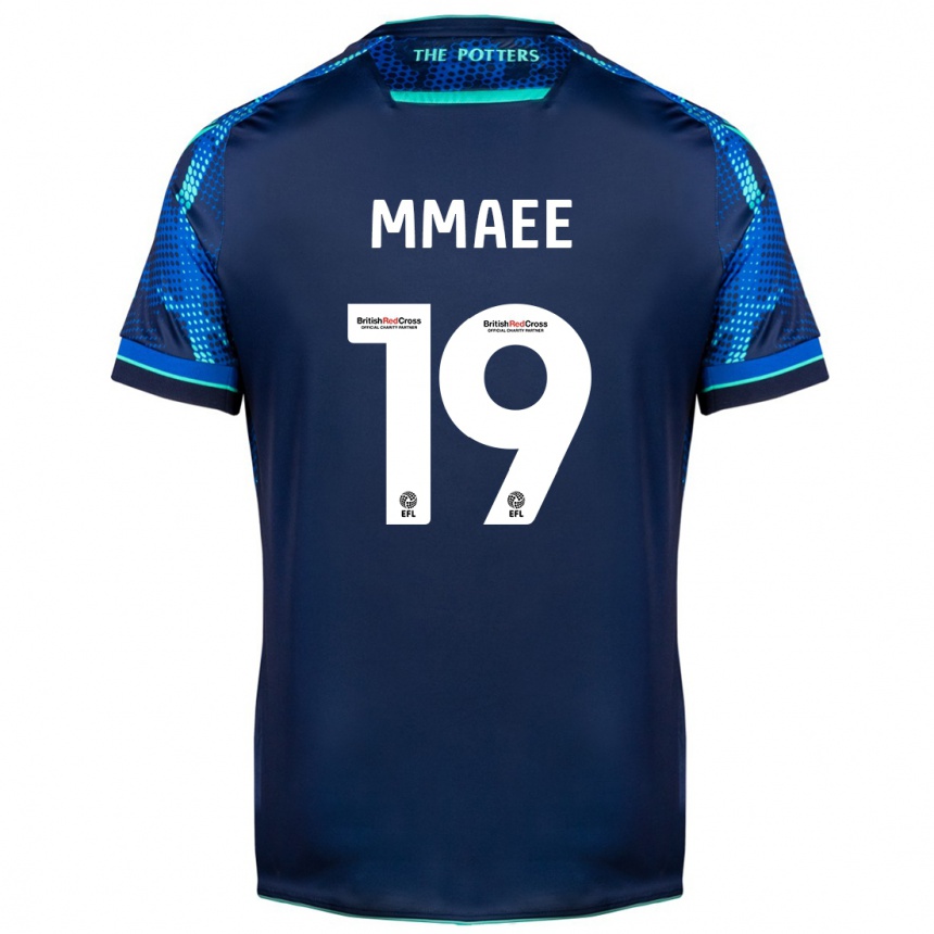 Men Football Ryan Mmaee #19 Navy Away Jersey 2023/24 T-Shirt