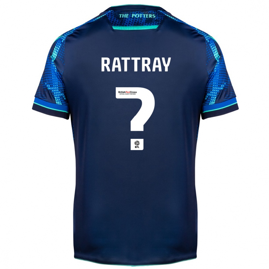 Men Football Zane Rattray #0 Navy Away Jersey 2023/24 T-Shirt