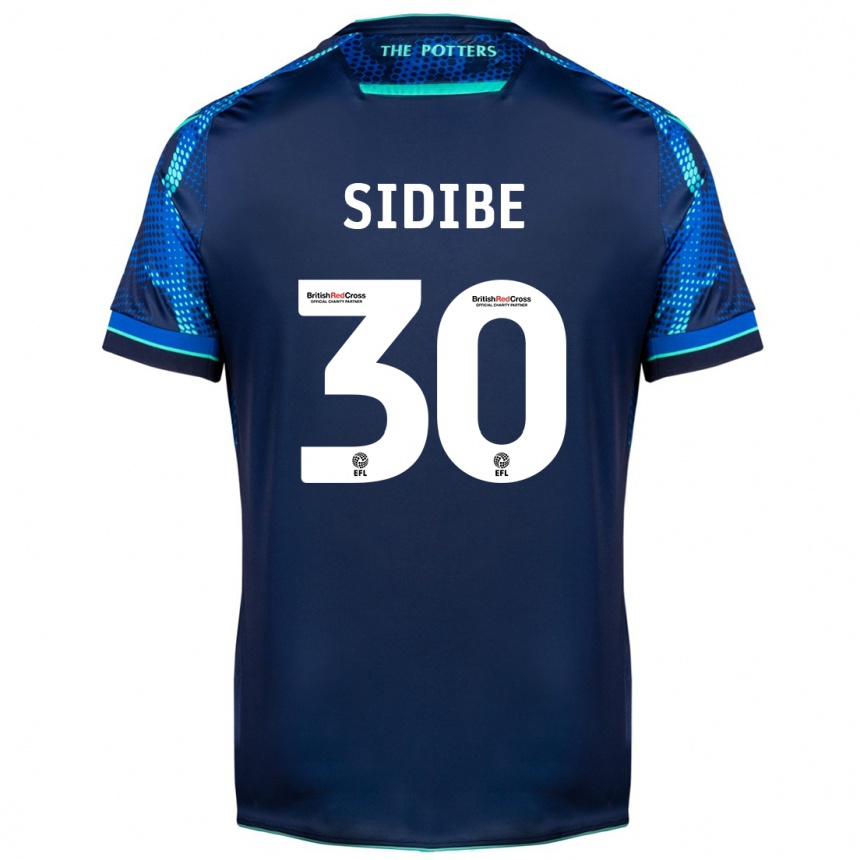 Men Football Souleymane Sidibe #30 Navy Away Jersey 2023/24 T-Shirt