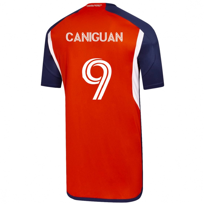 Men Football Franchesca Caniguán #9 White Away Jersey 2023/24 T-Shirt
