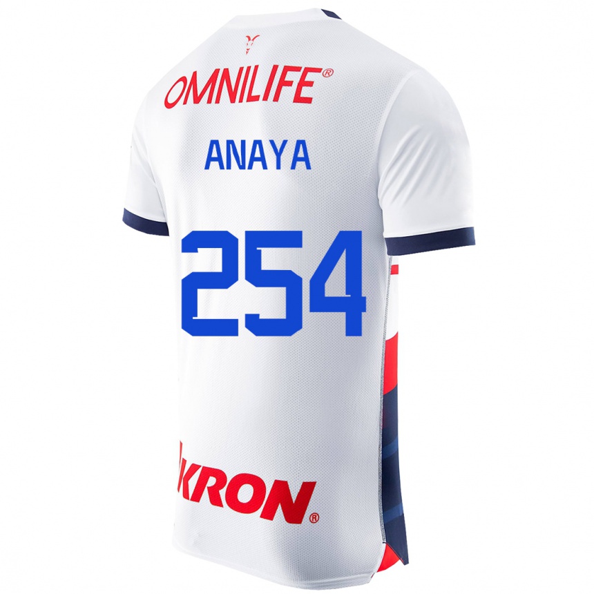 Men Football Mario Anaya #254 White Away Jersey 2023/24 T-Shirt
