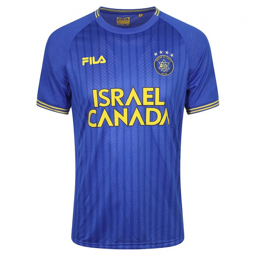 Men Football Israel Saly Fahima #0 Blue Away Jersey 2023/24 T-Shirt