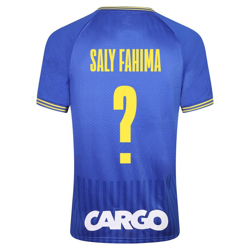 Men Football Israel Saly Fahima #0 Blue Away Jersey 2023/24 T-Shirt