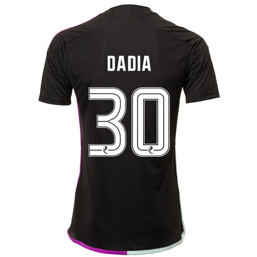 Men Football Or Dadia #30 Black Away Jersey 2023/24 T-Shirt