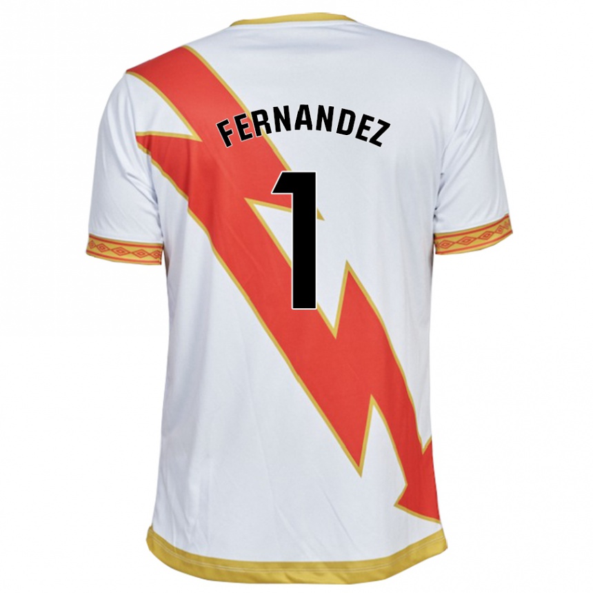 Women Football Nerea Fernández Santos #1 White Home Jersey 2023/24 T-Shirt