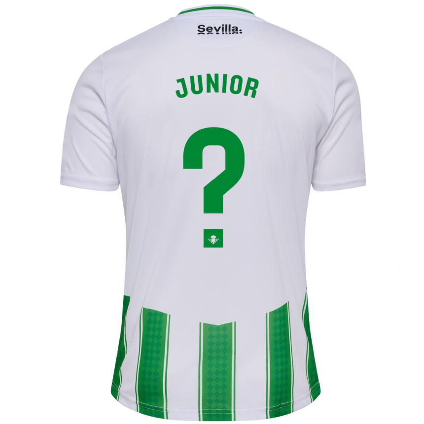 Women Football Clute Junior #0 White Home Jersey 2023/24 T-Shirt