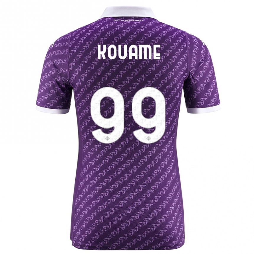 Women Football Christian Kouamé #99 Violet Home Jersey 2023/24 T-Shirt