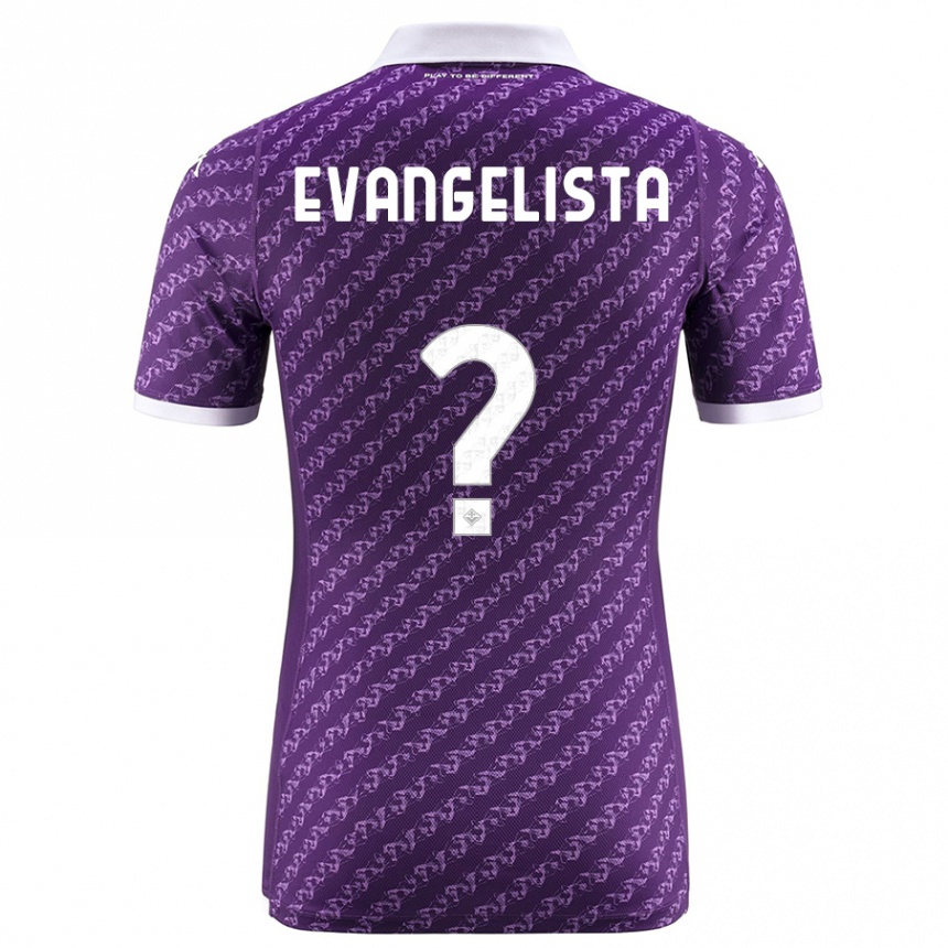 Women Football Carlo Evangelista #0 Violet Home Jersey 2023/24 T-Shirt