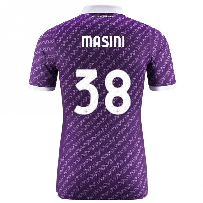 Women Football Linda Masini #38 Violet Home Jersey 2023/24 T-Shirt