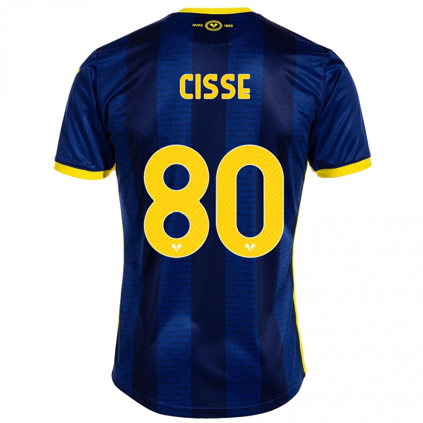 Women Football Alphadjo Cissè #80 Navy Home Jersey 2023/24 T-Shirt