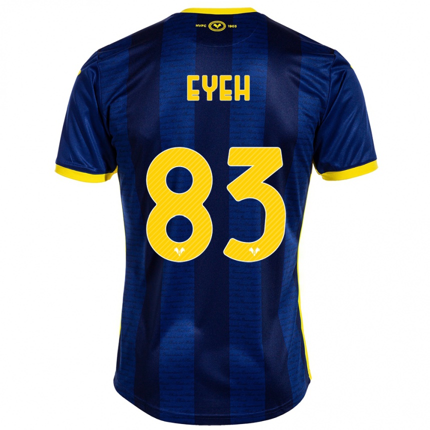 Women Football Nicholas Eyeh #83 Navy Home Jersey 2023/24 T-Shirt