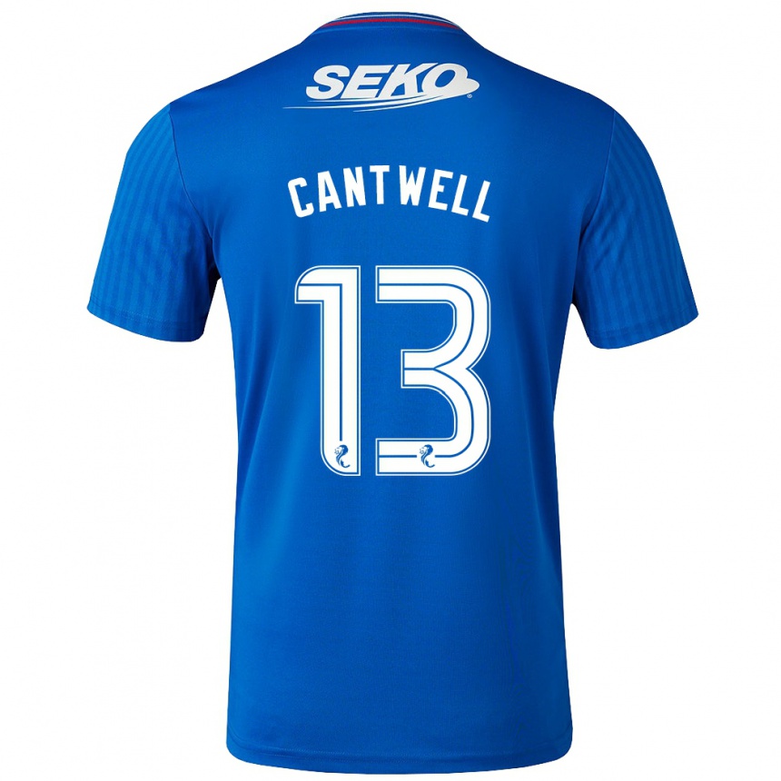 Women Football Todd Cantwell #13 Blue Home Jersey 2023/24 T-Shirt