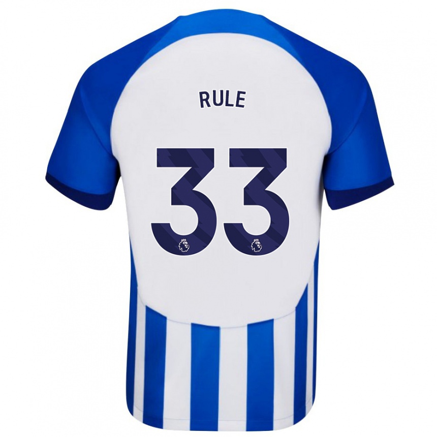 Women Football Charlize Jayde Rule #33 Blue Home Jersey 2023/24 T-Shirt