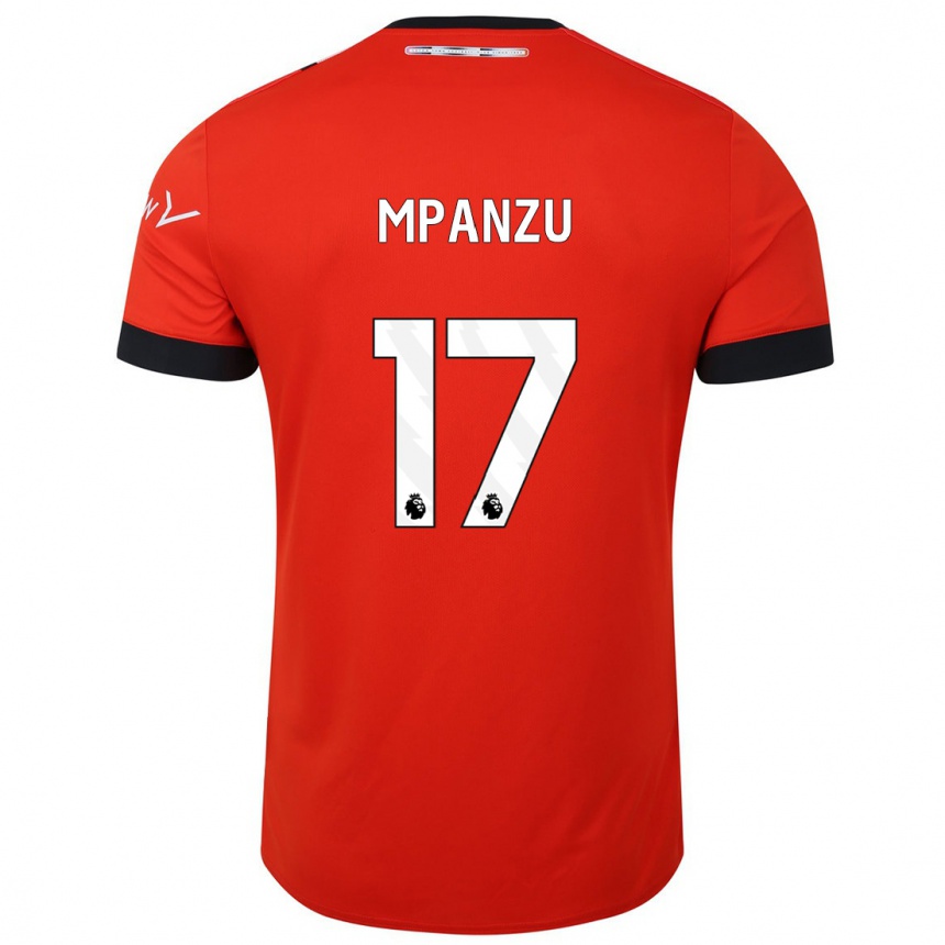 Women Football Pelly Ruddock Mpanzu #17 Red Home Jersey 2023/24 T-Shirt