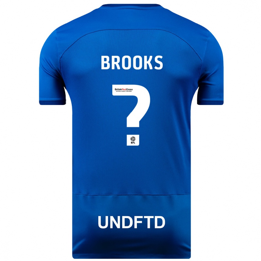 Women Football Kobi Brooks #0 Blue Home Jersey 2023/24 T-Shirt