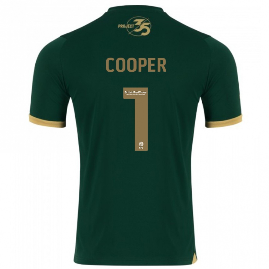 Women Football Michael Cooper #1 Green Home Jersey 2023/24 T-Shirt