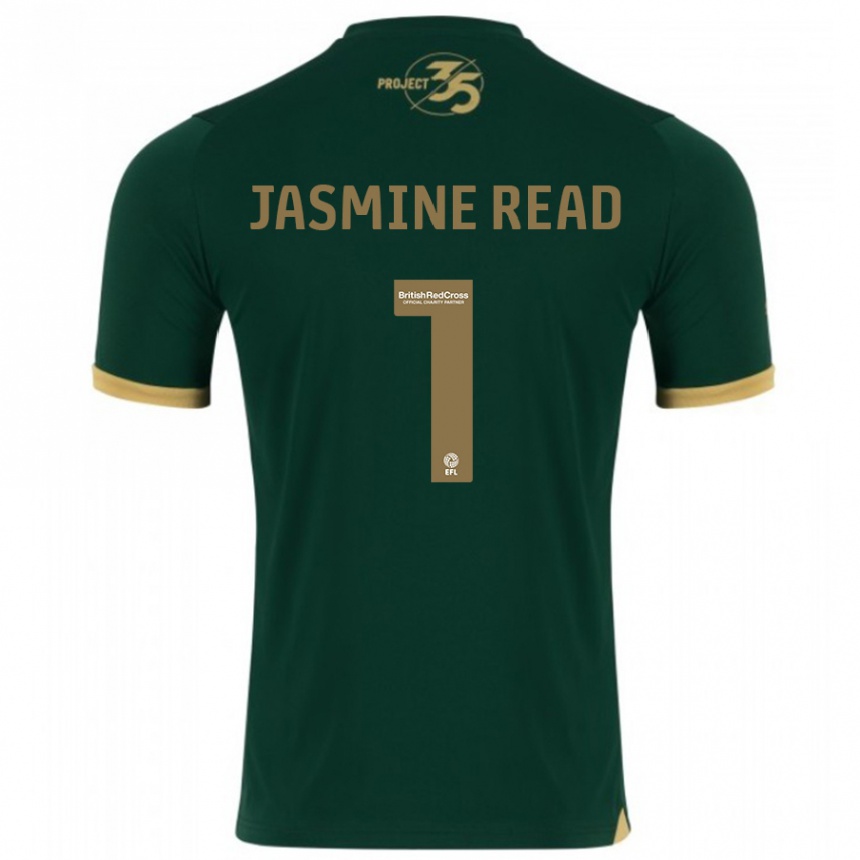 Women Football Jasmine Read #1 Green Home Jersey 2023/24 T-Shirt