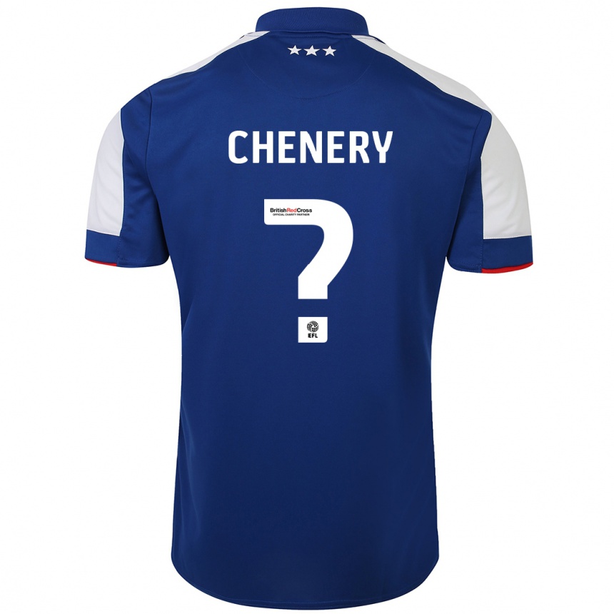 Women Football George Chenery #0 Blue Home Jersey 2023/24 T-Shirt