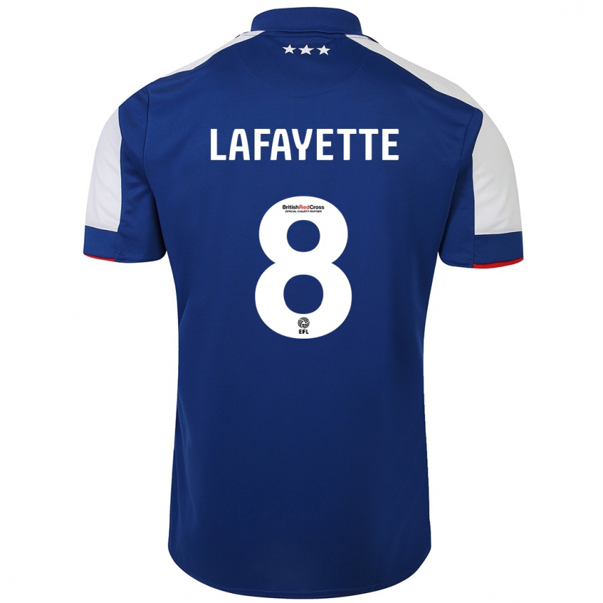 Women Football Abbie Lafayette #8 Blue Home Jersey 2023/24 T-Shirt