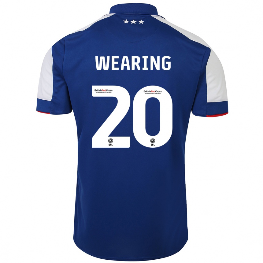 Women Football Megan Wearing #20 Blue Home Jersey 2023/24 T-Shirt