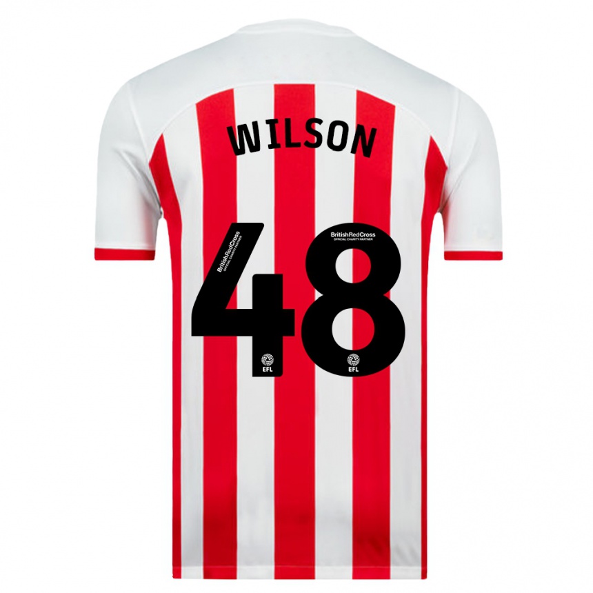 Women Football Callum Wilson #48 White Home Jersey 2023/24 T-Shirt