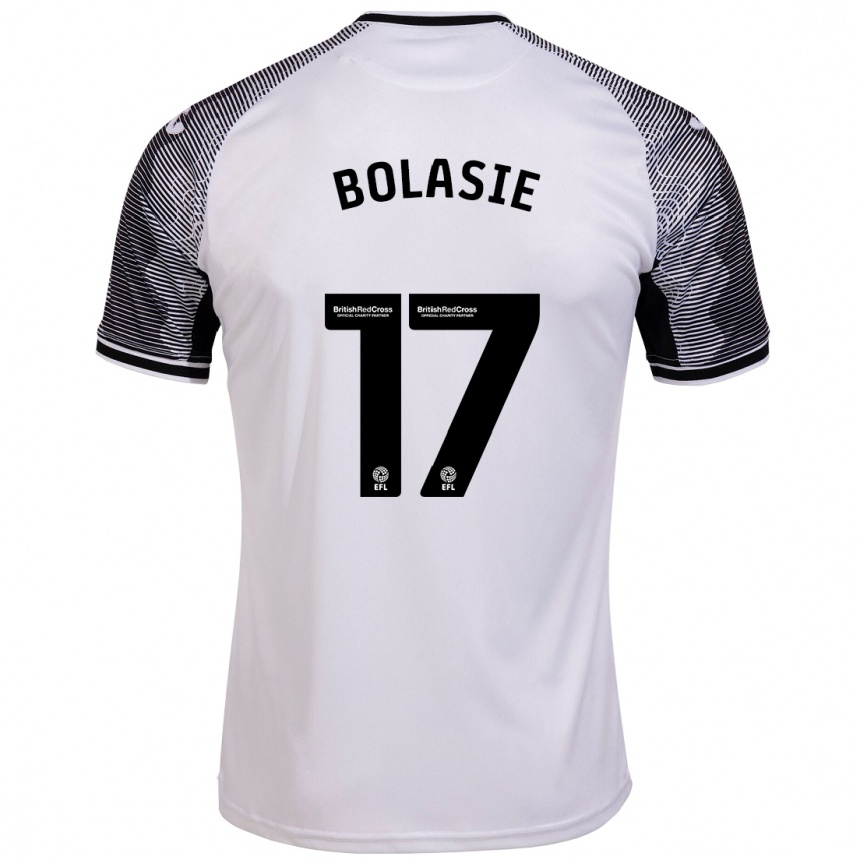 Women Football Yannick Bolasie #17 White Home Jersey 2023/24 T-Shirt