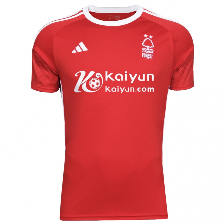 Women Football Kristian Clarke #0 Red Home Jersey 2023/24 T-Shirt