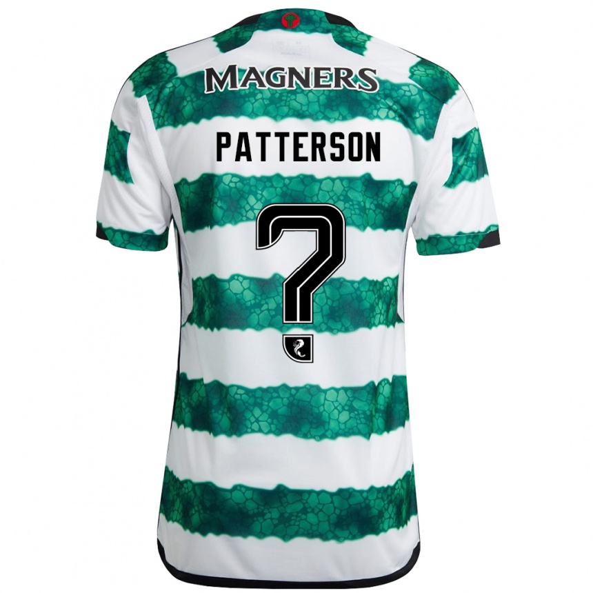 Women Football Cameron Patterson #0 Green Home Jersey 2023/24 T-Shirt